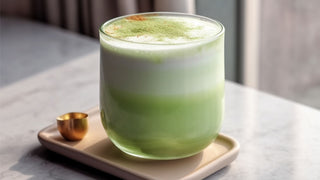 Japanese Matcha Latte Drink